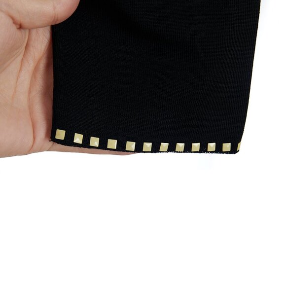 Ming Wang Black Zip Up Cardigan Sweater Women's Size Petite Medium - Picture 4 of 6